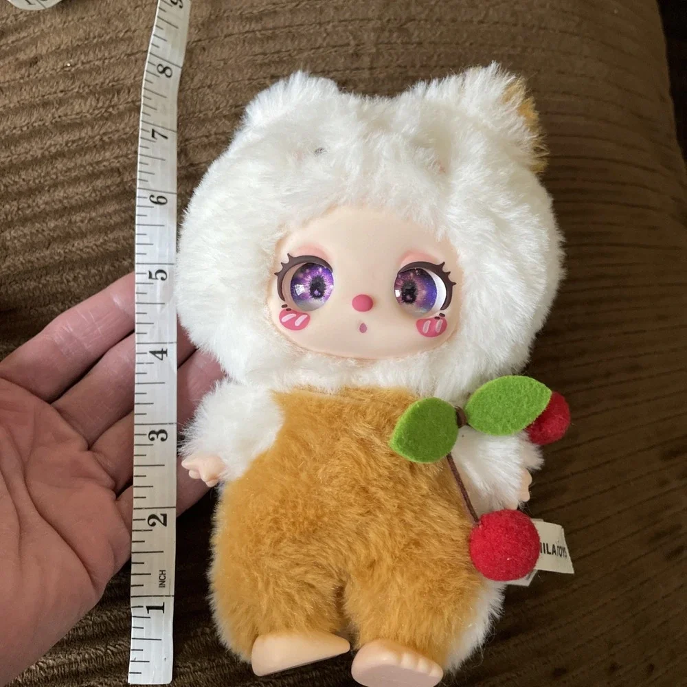 LULU Cat Plush Keychain w/ Cherries Christmas birthday gift